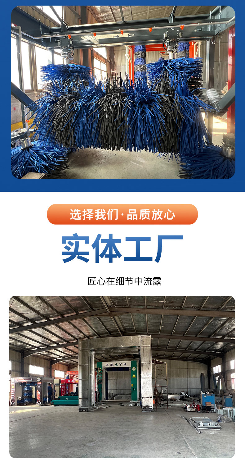 Portal-Type Fully Automatic Car Wash Machine, Commercial Car Wash Room Equipment, Contactless Intelligent Reciprocating Car Wash Machine