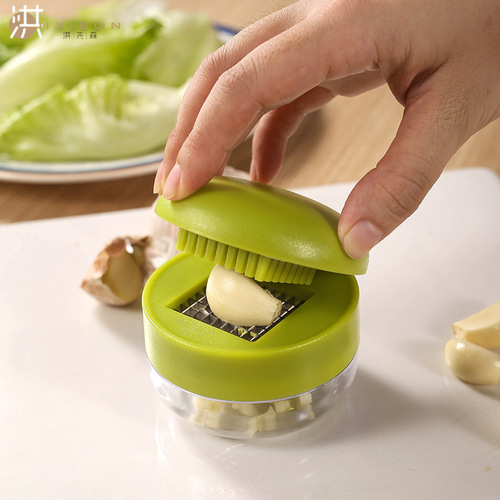Small garlic mincer for household use, cross-border mini garlic mincer, garlic smasher, garlic press, manual garlic mincer