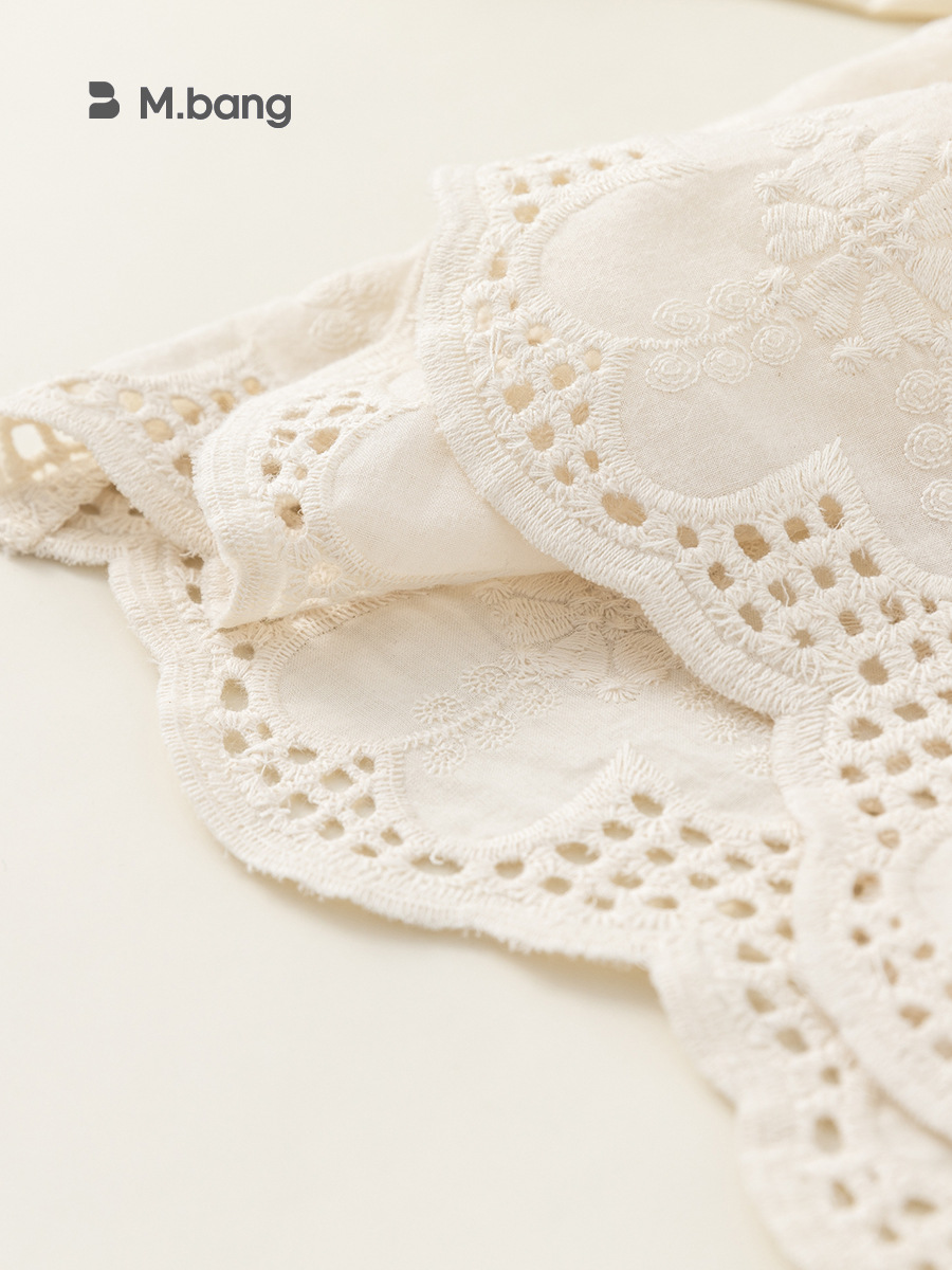 Yoobao2025 nueva ropa infantil de otoño niñas camisa de muñeca de bebé camisa de muñeca bordada camisa de niña vacía