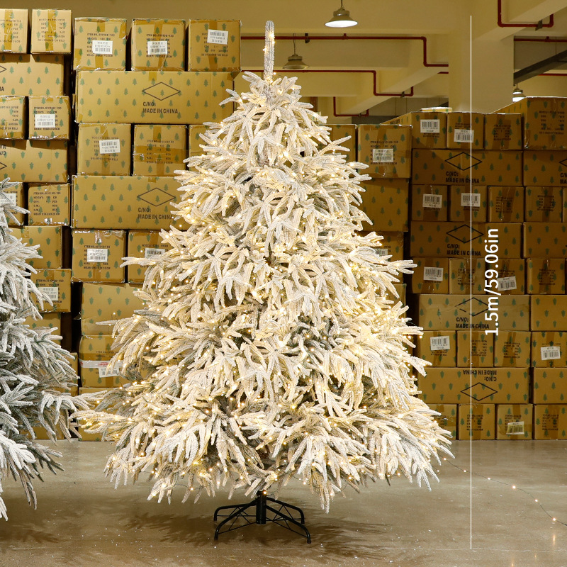 Nuevo árbol automático de cifrado árbol de Navidad casero DIY decoración de Navidad decoración de escena