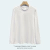 Pure white long sleeve