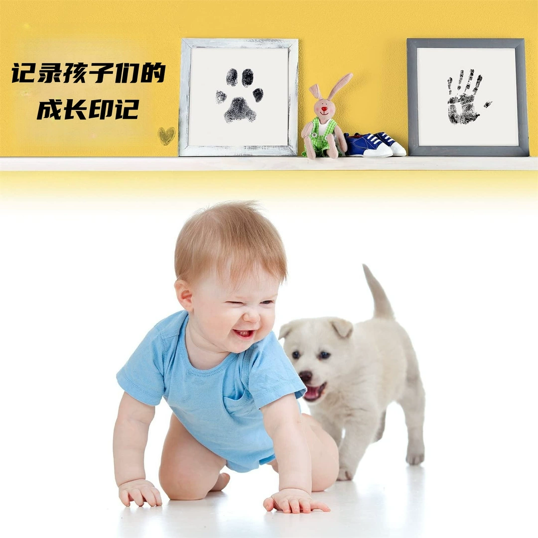 Руки и ноги отпечатки, памятный фотоальбом, открытка, ручная работа, питомец