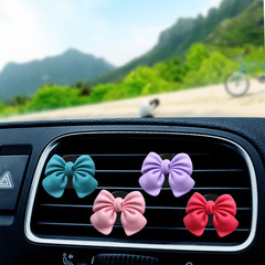Butterfly Knot Vent Scented Car Air Freshener Creative Car Decor Cute Car Interior Decoration Women's Car Accessory Scent Putty Ornament