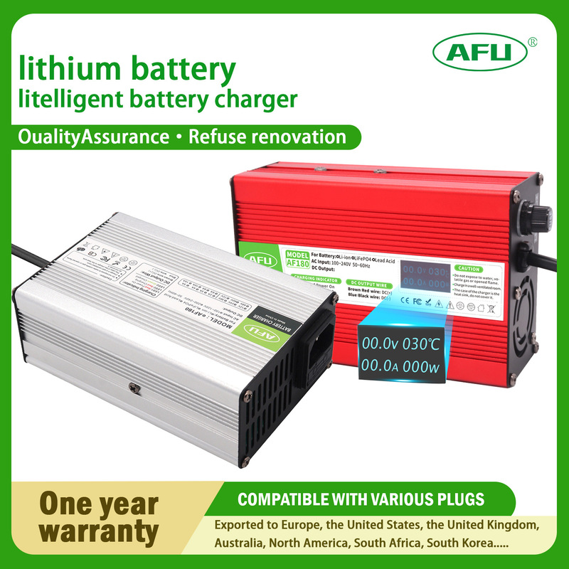 Cross-Border Distribution 12V10A8A5A Aluminum Shell Charger 13.8V Lead-Acid Battery Automatic Wide Voltage Charger Cross-Border Distribution 12V10A8A5A Aluminum Shell Charger 13.8V Lead-Acid Battery Automatic Wide Voltage Charger