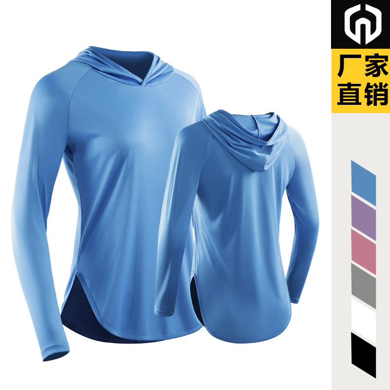 Lulu mismo correr deportes slim-fit adelgazante chaqueta de yoga otoño e invierno de secado rápido fitness con capucha ropa de protección solar image 7