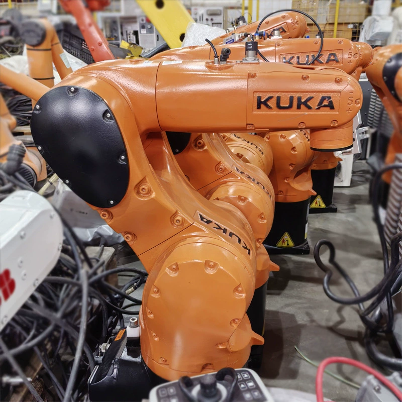 Подержанные KUKA Kuka робот нагрузка 6KG небольшой 6-осевой рабочий стол сборка и погрузка KR6 R700 Механическая рука
