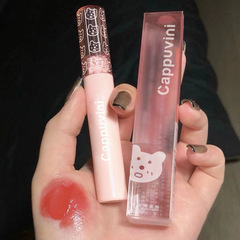 Bubble Bear Lip Glaze, Mirror Water Glow Glassy Pout Lip Mud, Pure Desire Lipstick Lip Oil, Affordable Student