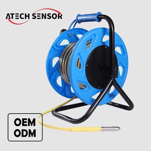 Factory Direct Steel Ruler Level Gauge Sinking Meter Lm301 100m Pu Cable Steel Ruler Level Gauge