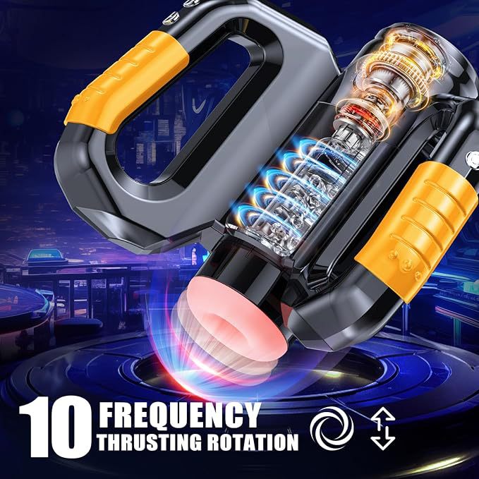 Pequeño amor León Hércules automático retráctil giratoria sonido aviones taza ejercicio masturbación sexo masculino adulto suministros