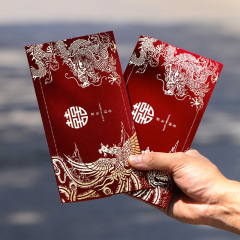 結婚紅包専用高級感婚約式に会うと、料金は1万元の新婚喜包卸売りである