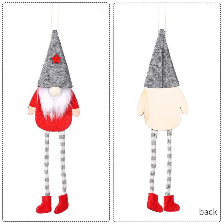 11g Weight Christmas Festival Wholesale Christmas Rudolph Hanging Legs Doll Pendant Decoration Nihaojewelry 3