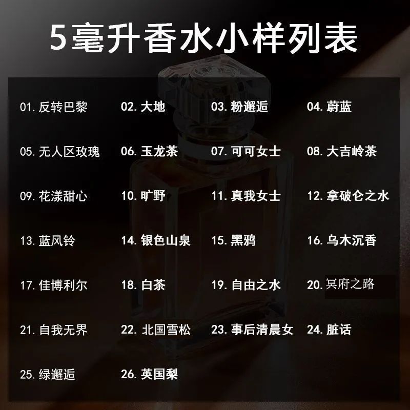 小城伊香Q版香水サンプル5ml 男女兼用 長持ち 女性用 男性用 高級感 工場直送 ライトフレグランス|undefined