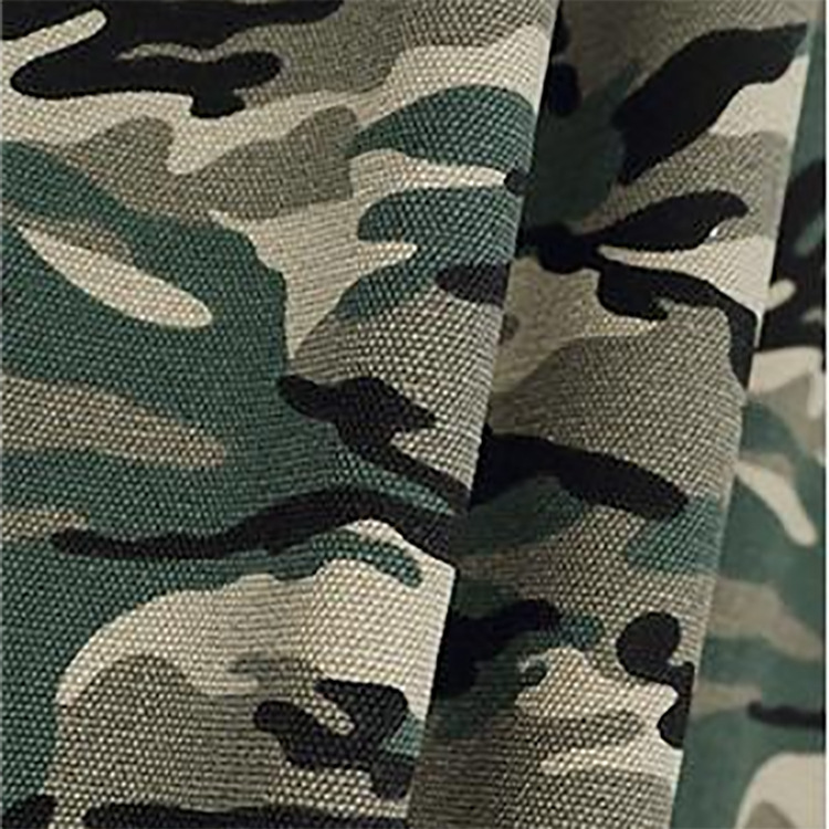Hot sale 100% algodón camuflaje tela impresa para zapatos