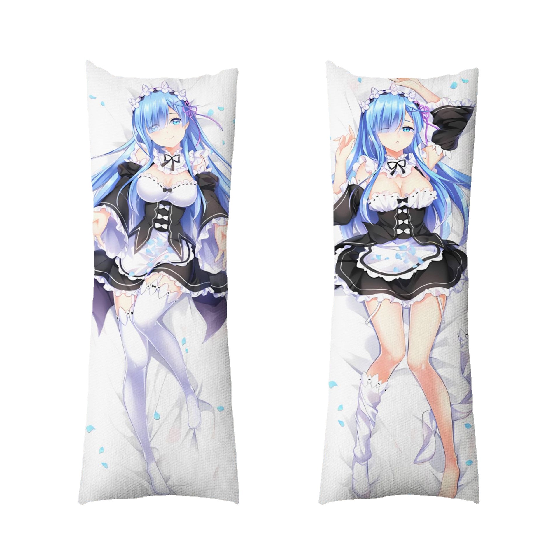Housse de Coussin Corps à Taille Réelle Rem Ram - Re:Zero
