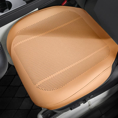 Car Seat Cushion Summer – Seat cushion, seat cover - type-b-thin-pad-amber-brown-front-row-1-piece