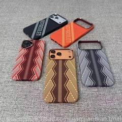 适用iPhone17Promax手机壳凯夫拉纹理磁吸苹果16超薄PC全包保护套