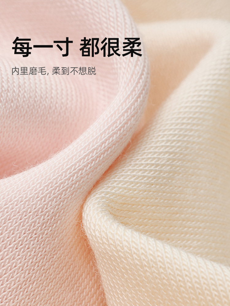 ベティスベビー服ワンピース春秋新作温かい生姜色保温下着新生児男女兼用ベビーパジャマ