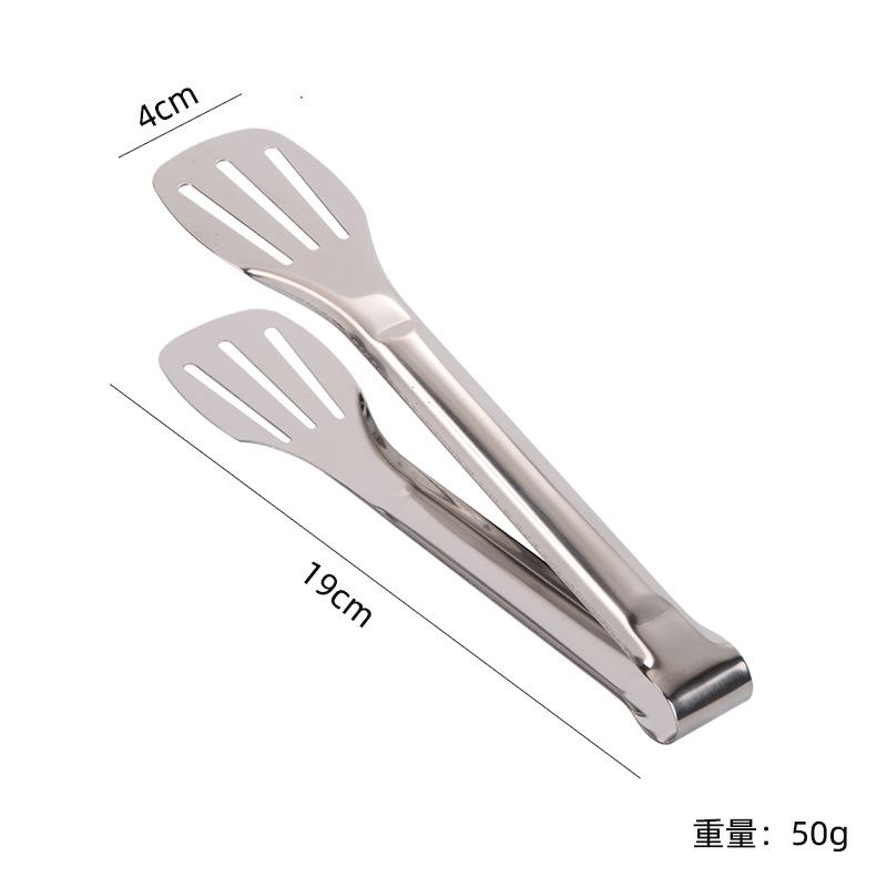 Clip de comida de acero inoxidable de tres hilos clip de comida clip de barbacoa clip de pan clip de carbono filete clip de cocina gadget