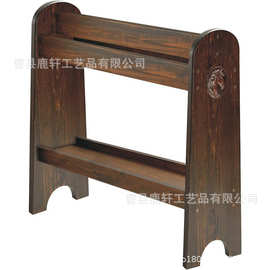 木制马鞍收纳架家居置地式马具配件展示架实木马场专用马鞍整理架