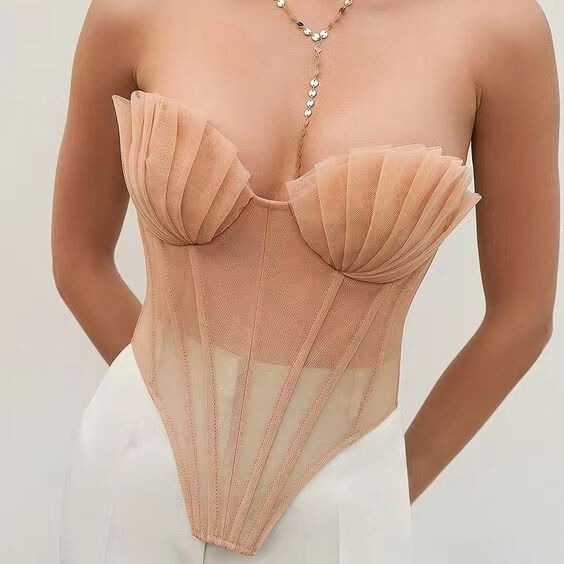 2023 Amazon Aliexpress Export Shell Stereo Fishbone Back Strap Mesh Multi-Layer Sexy Beautiful Back Bra 2023 Amazon Aliexpress Export Shell Stereo Fishbone Back Strap Mesh Multi-Layer Sexy Beautiful Back Bra