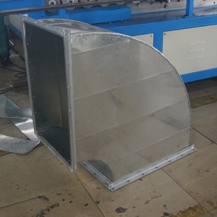 Customized Air Duct Fan Rainproof Stainless Steel Galvanized White Iron Rectangular Right Angle 90 Degree Elbow Common Plate Manufacturer Wholesale