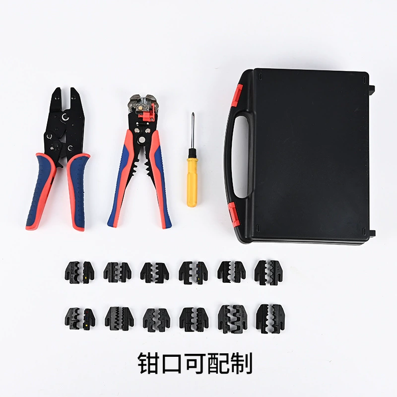 Многофункциональные обжимные клещи по индивидуальному заказу серии HS 9inch с несколькими губками для холодного прессования, плоскогубцы для зачистки проводов с пружиной, набор для электрика