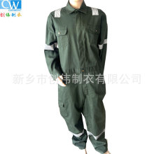 过滤泵工服化学厂防油防水防污防化工作服 化工行业阻燃防护服