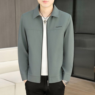 Spring New Lapel Jacket Business Casual Short Jacket Blue Gray Black Khaki Corduroy