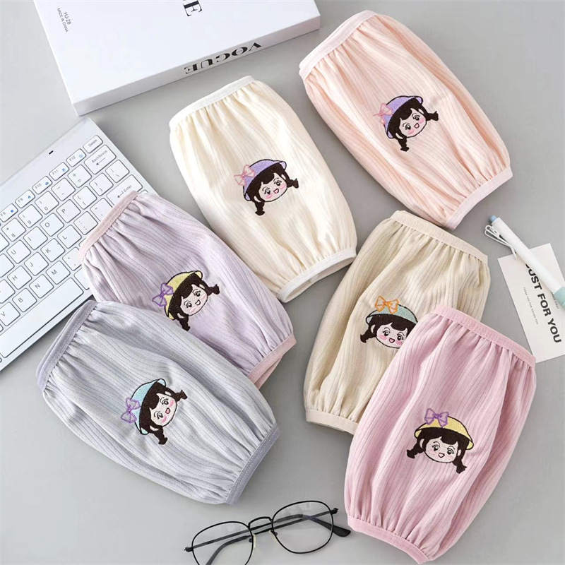 Franela impermeable bordada cocina del bebé de los hombres de las mujeres largo oversleeve mangas de la mano de los niños al por mayor estudiante Otoño e Invierno