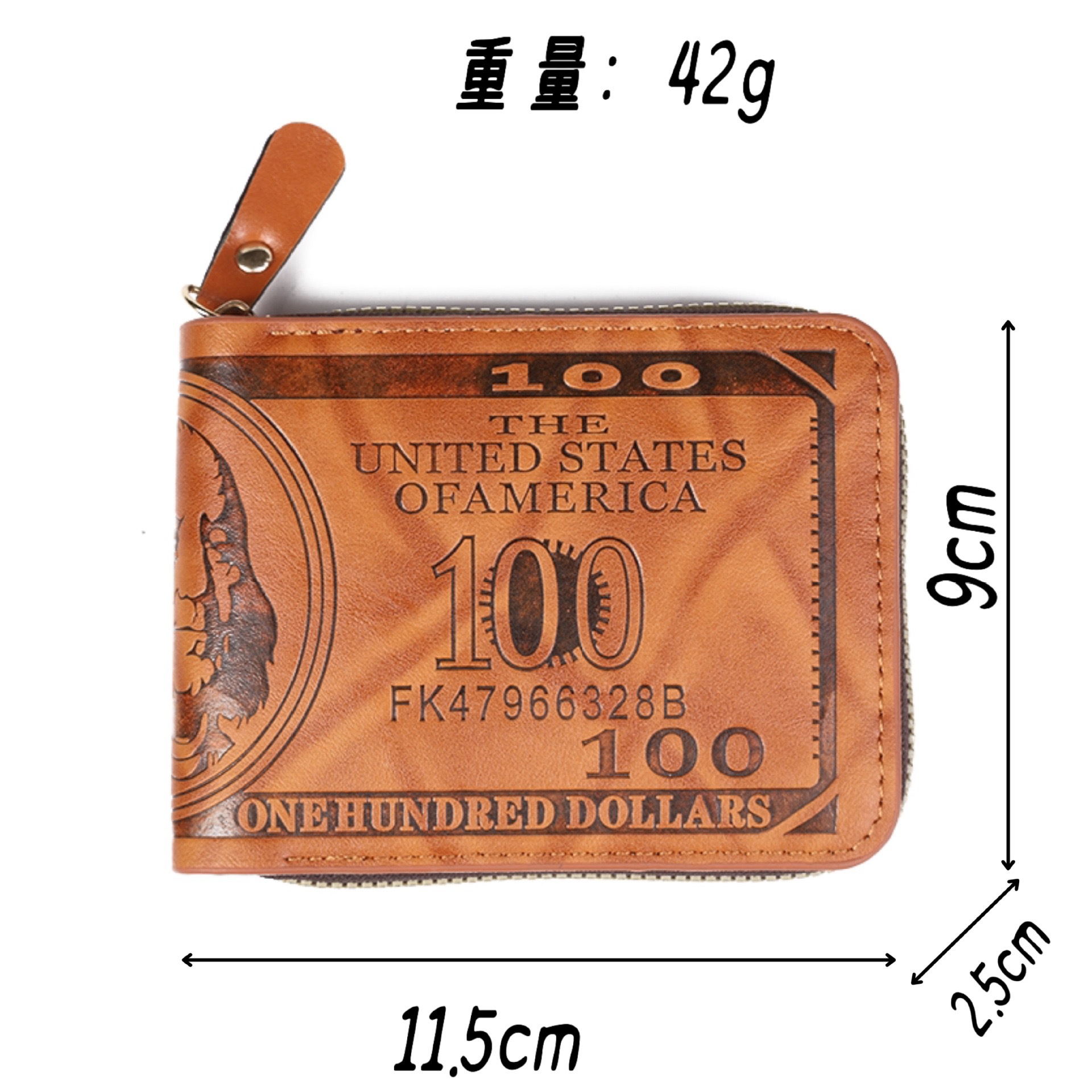 Nuevos productos transfronterizos billetera ultraligera en dólares estadounidenses