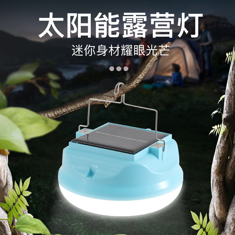 Led Solar Rechargeable Light for Outdoor Camping, Night Market Stall Lighting, Super Bright, Long-Lasting Portable Lamp