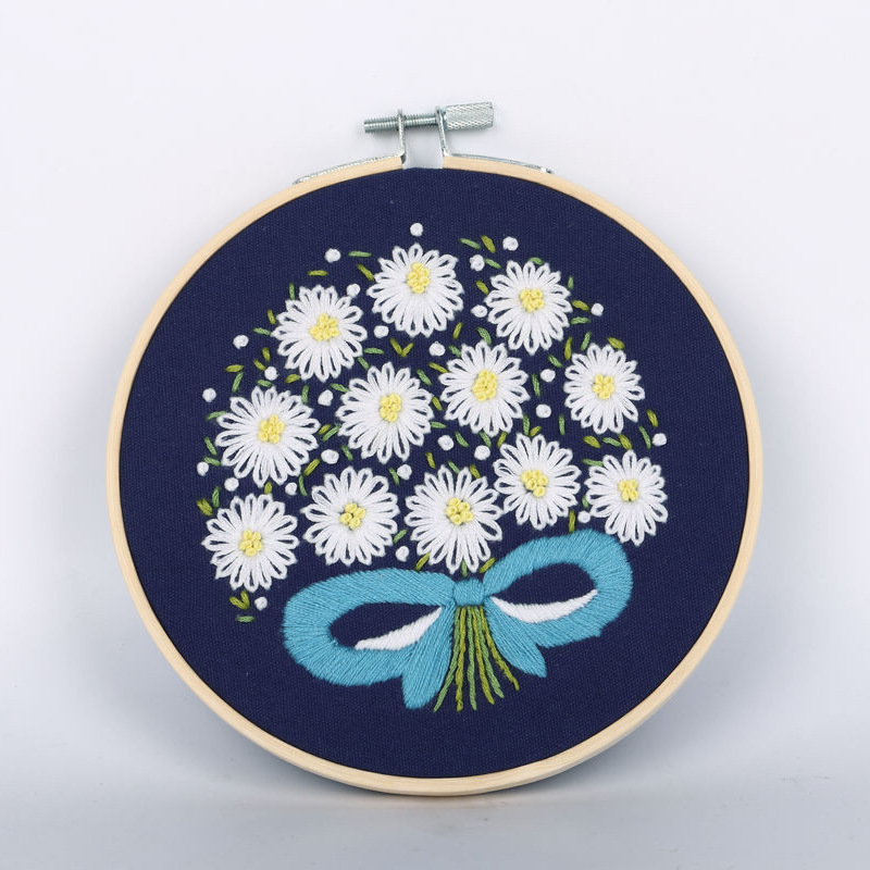 Shengguo primer amor europeo artístico flor DIY bordado hecho a mano paquete material traje de costura suministro directo fábrica