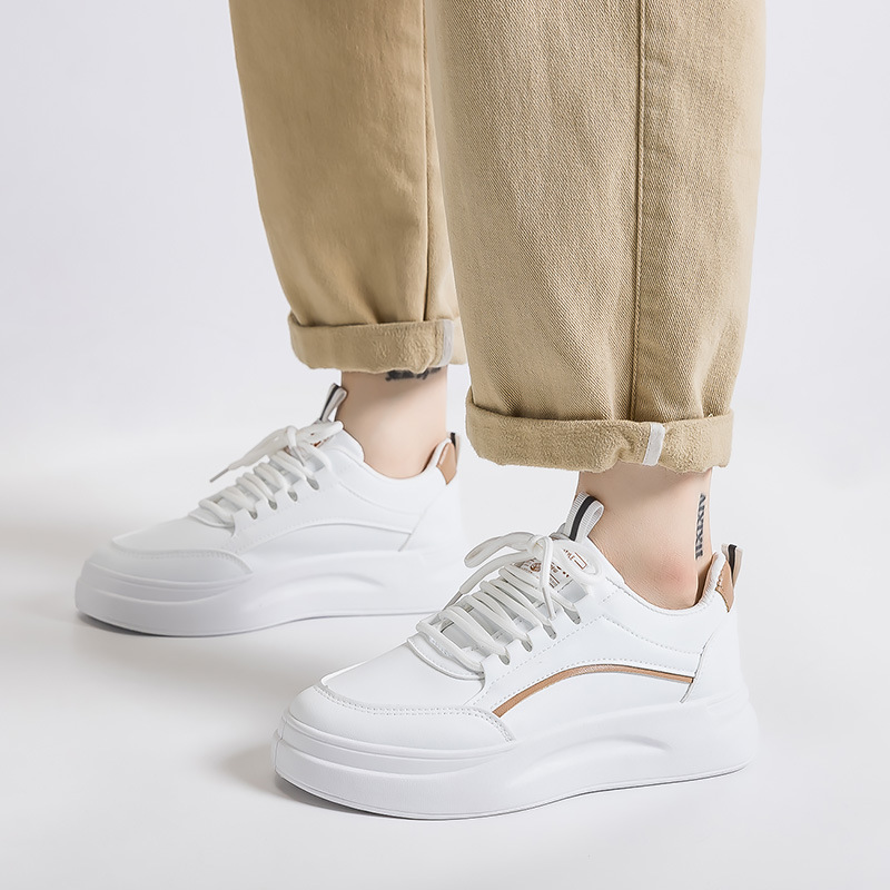 SH835 zapatos blancos para mujeres 2024 verano nuevos zapatos transpirables para estudiantes coreanos zapatos casuales con suela gruesa