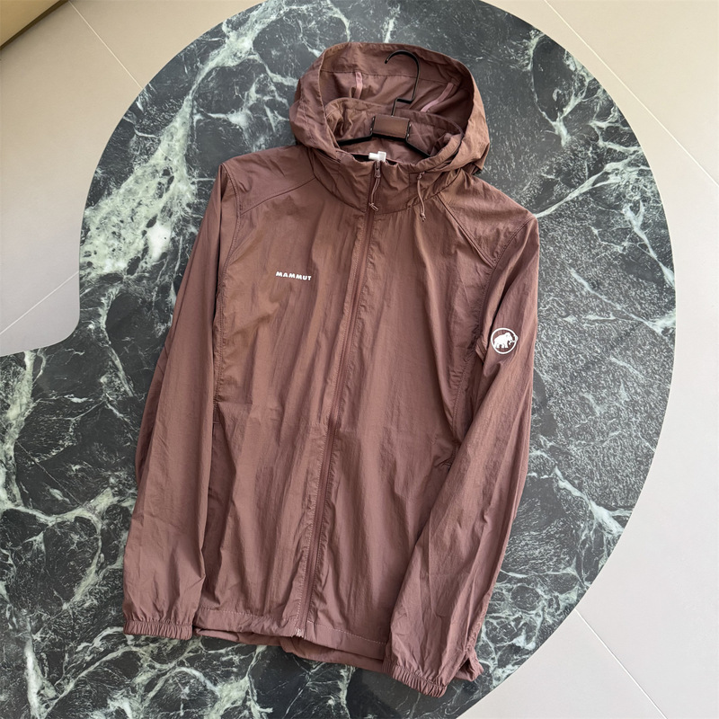 Summer Mammoth Jacket Men's Hooded Thin Skin Jacket Loose Casual Sun Protection Jacket Outdoor Windbreaker