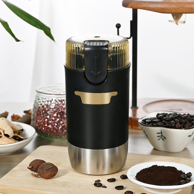Comercio exterior al por mayor granos de café molino automático molino pequeño eléctrico portátil granos triturador