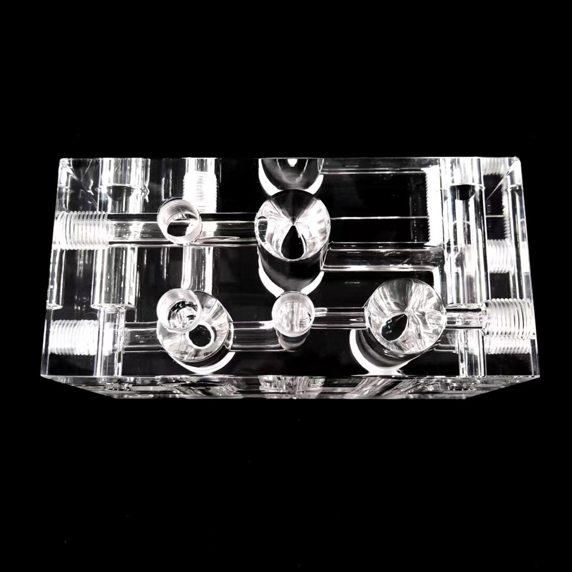 亚克力精雕精细加工异形流通池亚克力板制品厚板切割 亚克力加工