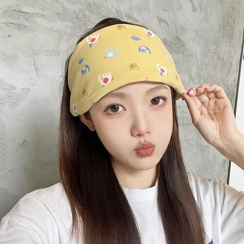 Fashionable Postpartum Headband for New Mothers - Summer Thin Pure Cotton Breathable Sweat Absorbent Cute Loose Comfortable Head Scarf