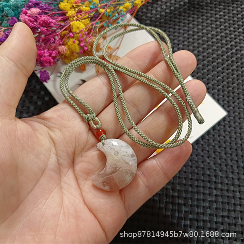 3 로프 (25*22mm) 로 랜덤 벚꽃 마노 달 색상