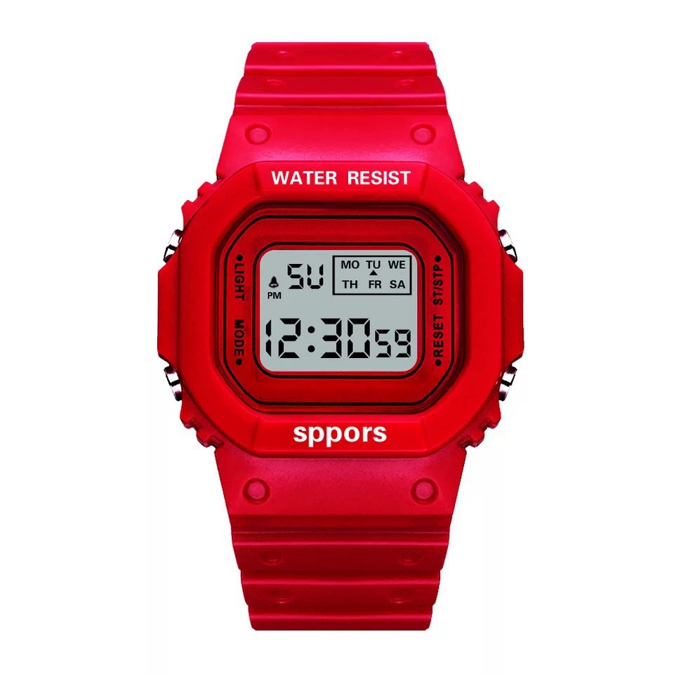 Waterproof fashionable electronic digital watch