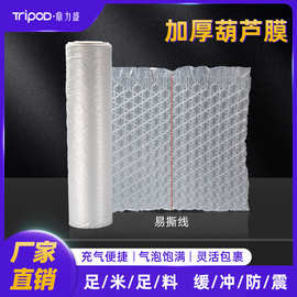 电商物流快递环保透明气泡膜气泡垫60x32CM大泡葫芦膜卷现货批发