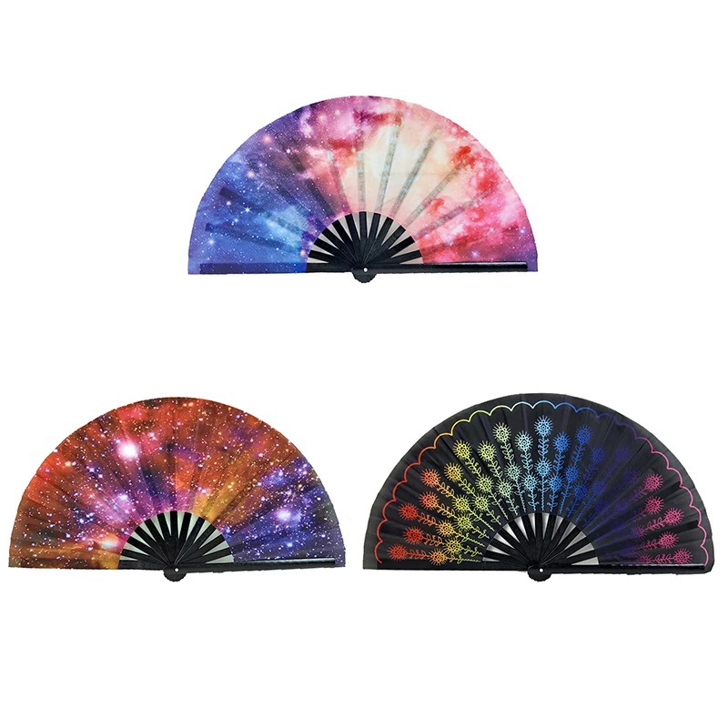 En stock transfronterizo Kung Fu ventilador de sonido ventilador de bambú ventilador de productos hechos a mano estilo chino regalo danza ventilador de comercio exterior ventilador