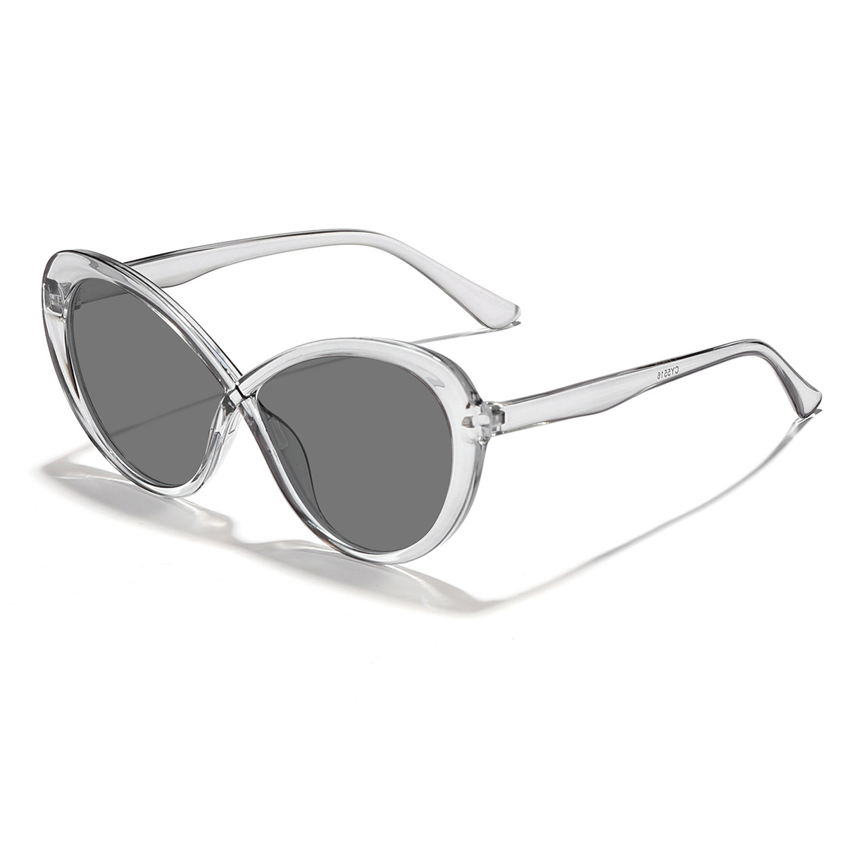 Nuevo marco ovalado cruzado transfronterizo, gafas anti-luz azul de color en contraste, celebridades de Internet, el mismo modelo, pequeñas gafas de sol para exteriores