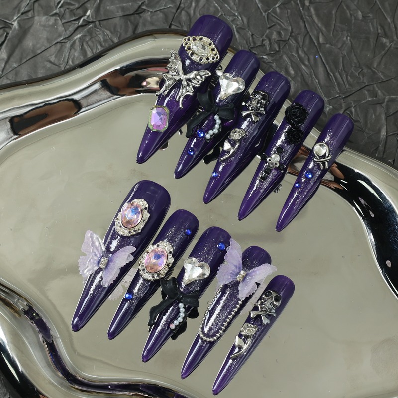 Purely Handmade Wearable Nails Cross-Border Export Shein European and American Temu Hot Selling Manicure Fake Nails Dropshipping Wholesale Purely Handmade Wearable Nails Cross-Border Export Shein European and American Temu Hot Selling Manicure Fake Nails Dropshipping Wholesale