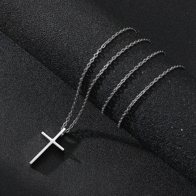 Titanium Steel Cross Necklace 9
