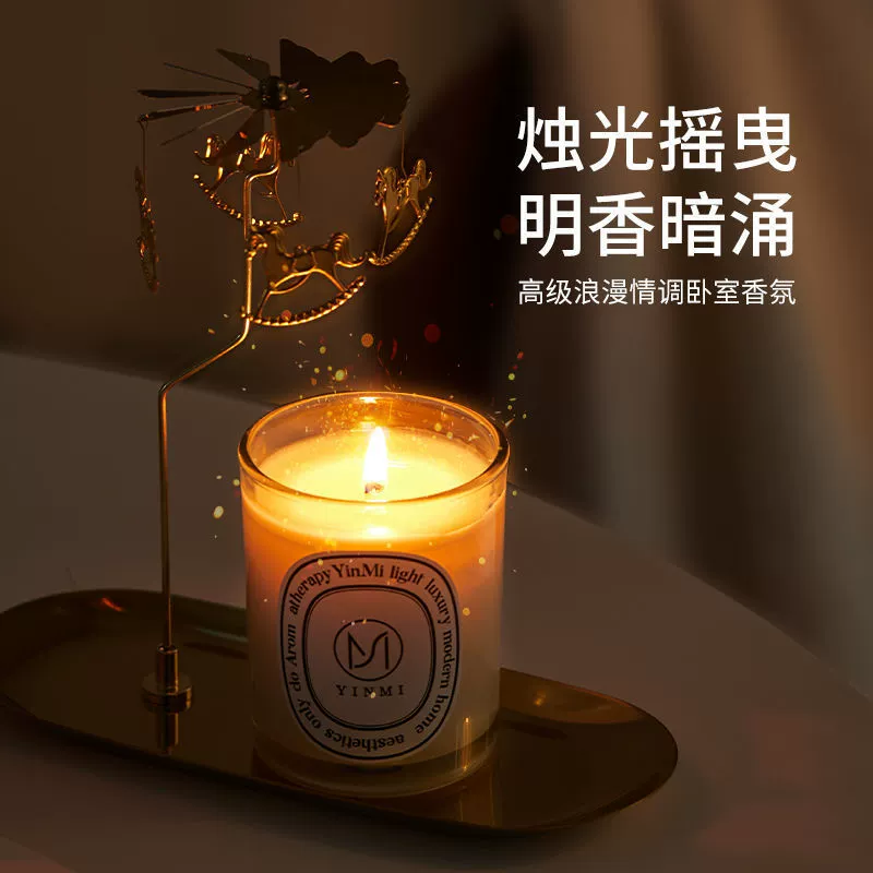Ароматическая свеча British Yinmi для спальни, стойкий аромат, соевый воск, подарок на день рождения для девочек с нишевым легким ароматом
