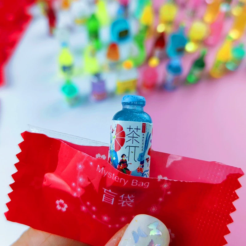 Маленькая бутылка слепая сумка Кола мини бутылка для напитков миниатюрная Смола оптом игрушки Слепая Коробка еда игры DIY слепая сумка еда