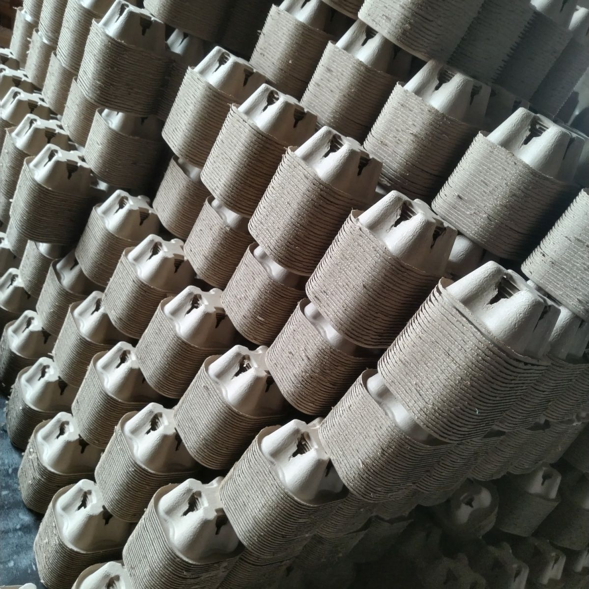 600可拆1200单纸浆双杯加厚杯托打包可降解咖啡固定奶茶咖啡杯托