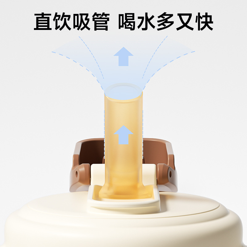 【升级】小土豆1岁+宝宝直饮吸管杯儿童防摔喝奶喝水杯其他|undefined