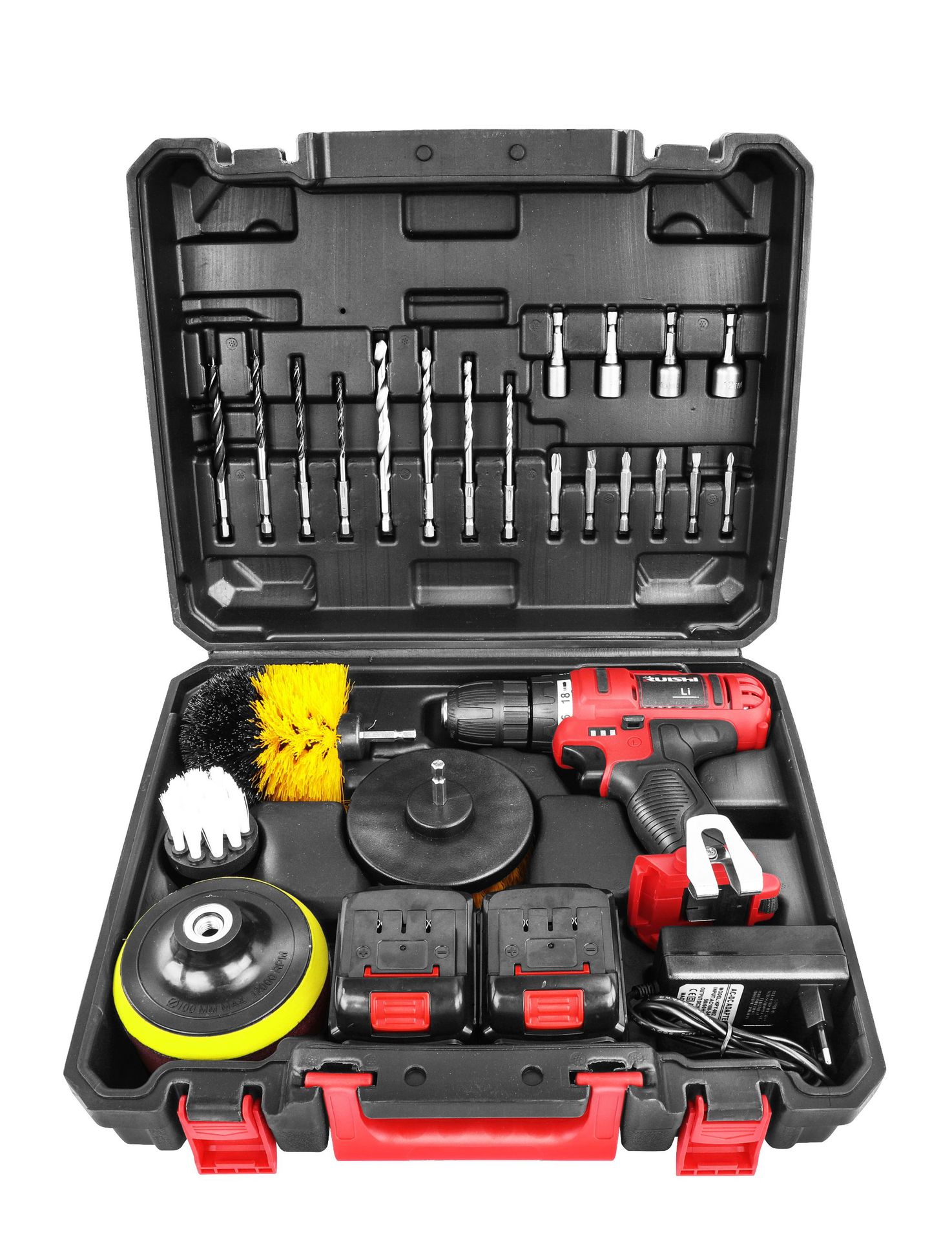 Suministro directo de fábrica Ruishi marca herramientas eléctricas hogar multi-funcional traje 12V taladro de mano recargable taladro eléctrico de litio