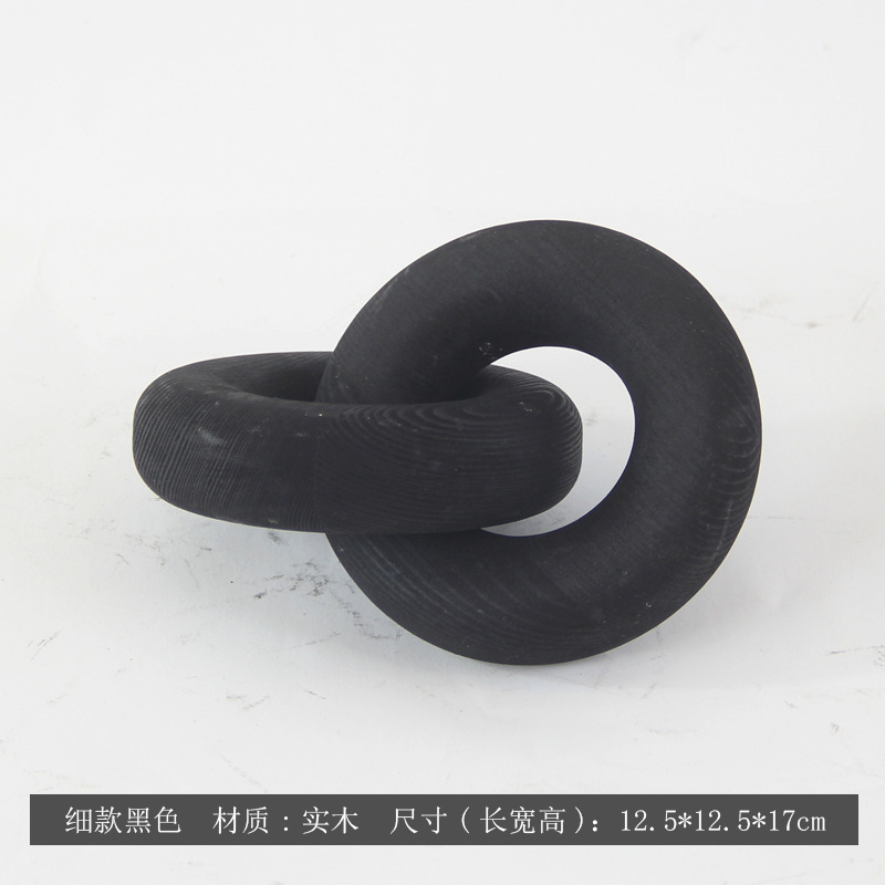 モダンでシンプルな手作り木製幾何学チェーン装飾品家の装飾リビングルーム B&B 壁装飾木製チェーンペンダント|undefined